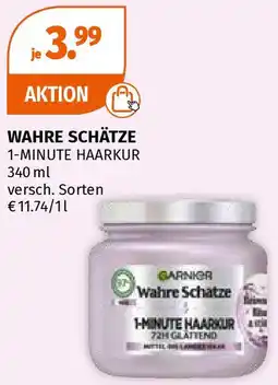 Müller Wahre Schätze Haarkur 1-Minute Angebot