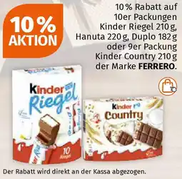 Müller kinder Riegel Angebot