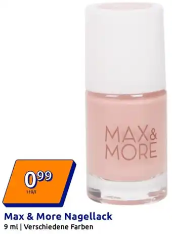 Action Max & More Nagellack Angebot