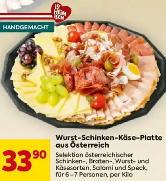 Billa Wurst-Schinken-Käse-Platte Angebot