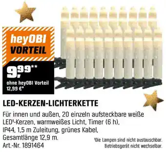 OBI Led-Kerzen-Lichterkette Angebot