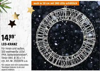 OBI Led-Kranz Angebot