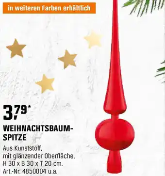 OBI Weihnachtsbaum- Spitze Angebot