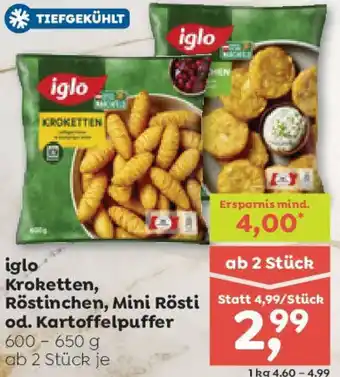 ADEG Kroketten, Röstinchen, Mini Rösti od. Kartoffelpuffer Angebot