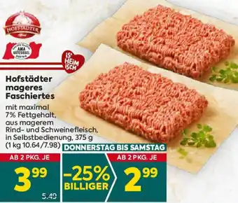 Billa Hofstädter mageres Faschiertes Angebot