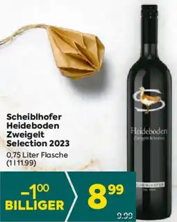 Billa Scheiblhofer Heideboden Zweigelt Selection 2023 Angebot
