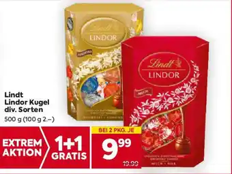 Billa Lindt Lindor Kugel Angebot