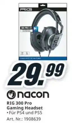 Media Markt RIG 300 Pro Gaming Headset Angebot