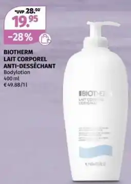 Müller Biotherm lait corporel anti-desséchant Angebot