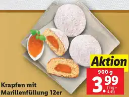 Lidl Krapfen mit Marillenfüllung 12er Angebot