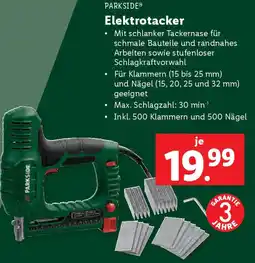 Lidl Elektrotacker Angebot