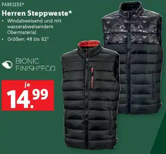 Lidl Herren Steppweste Angebot