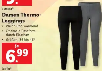 Lidl Damen Thermo- Leggings Angebot