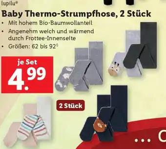 Lidl Baby Thermo-Strumpfhose, 2 Stück Angebot