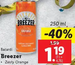 Lidl Bacardi BREEZER Angebot