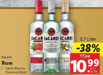 Lidl Bacardi Rum Angebot