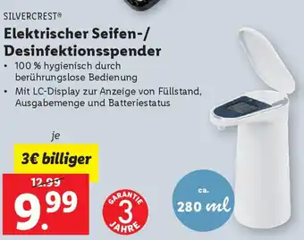 Lidl Elektrischer Seifen-/ Desinfektionsspender Angebot