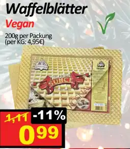 Wurstico Waffelblätter Vegan Angebot