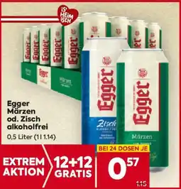 Billa Egger Märzen od. Zisch alkoholfrei Angebot