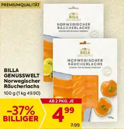 Billa Norwegischer Räucherlachs Angebot