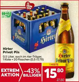 Billa Hirter Privat Pils Angebot