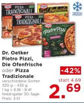 Unimarkt Dr. Oetker Pietro Pizzi, Die Ofenfrische oder Pizza Tradizionale Angebot