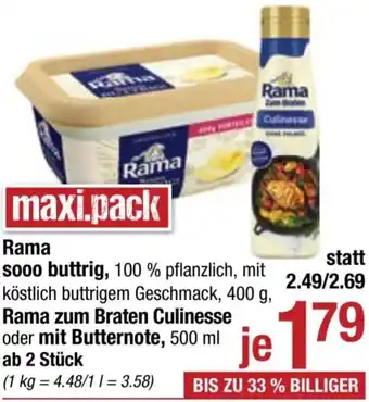 Maximarkt Rama sooo buttrig Angebot