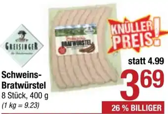 Maximarkt Schweins-Bratwürstel Angebot