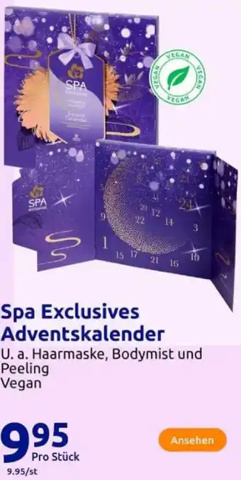 Action Spa Exclusives Adventskalender Angebot