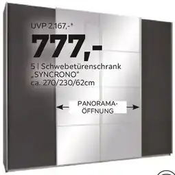 Mömax Schwebetürenschrank Syncrono Angebot