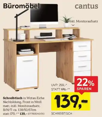 XXXLutz Cantus schreibtisch Angebot