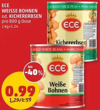 PENNY Weisse bohnen od. kichererbsen Angebot