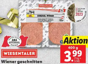 Lidl Wiener geschnitten Angebot