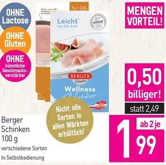 Sutterlüty Berger Schinken Angebot