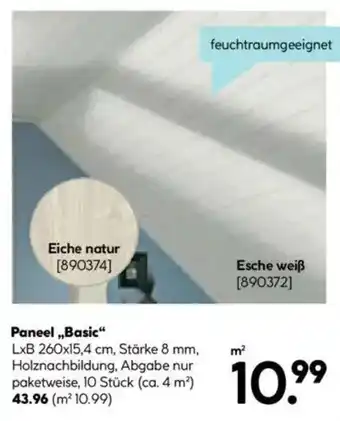 Hellweg Paneel,,Basic" Angebot