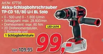 Zgonc Akku-Schlagbohrschrauber TP-CD 18/80 Li-i BL Solo Angebot