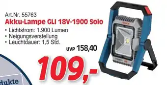 Zgonc Akku-Lampe GLI 18V-1900 Solo Angebot