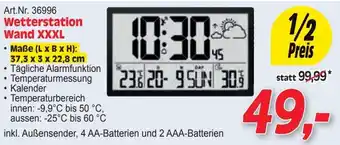 Zgonc Wetterstation Wand XXXL Angebot