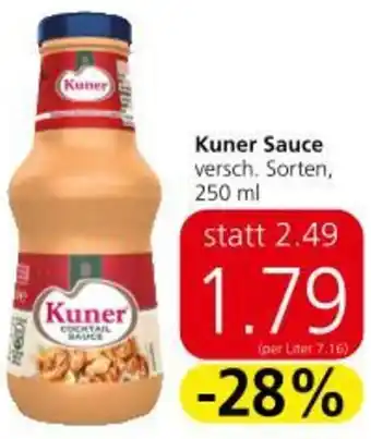 Spar Kuner Sauce Angebot
