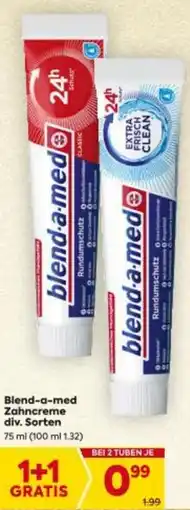 Billa Blend-a-med Zahncreme div. Sorten Angebot