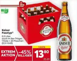 Billa Kaiser Fasstyp Angebot