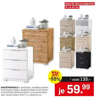 Möbel Ludwig Nachtkonsole Angebot