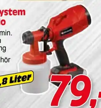 Zgonc Akku-Farbsprühsystem TC-SY 18/60 Li Solo Angebot