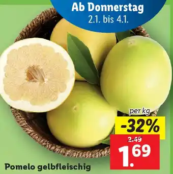 Lidl Pomelo gelbfleischig Angebot