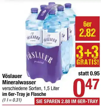 Maximarkt Vöslauer Mineralwasser Angebot