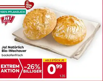 Billa Ja! Natürlich Bio-Wachauer Angebot