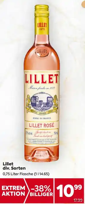 Billa Lillet div. Sorten Angebot