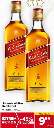 Billa Johnnie Walker Red Label Angebot