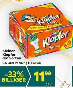 Billa Kleiner Klopfer div. Sorten Angebot