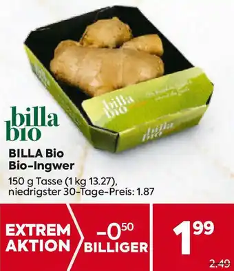 Billa BILLA Bio Bio-Ingwer Angebot